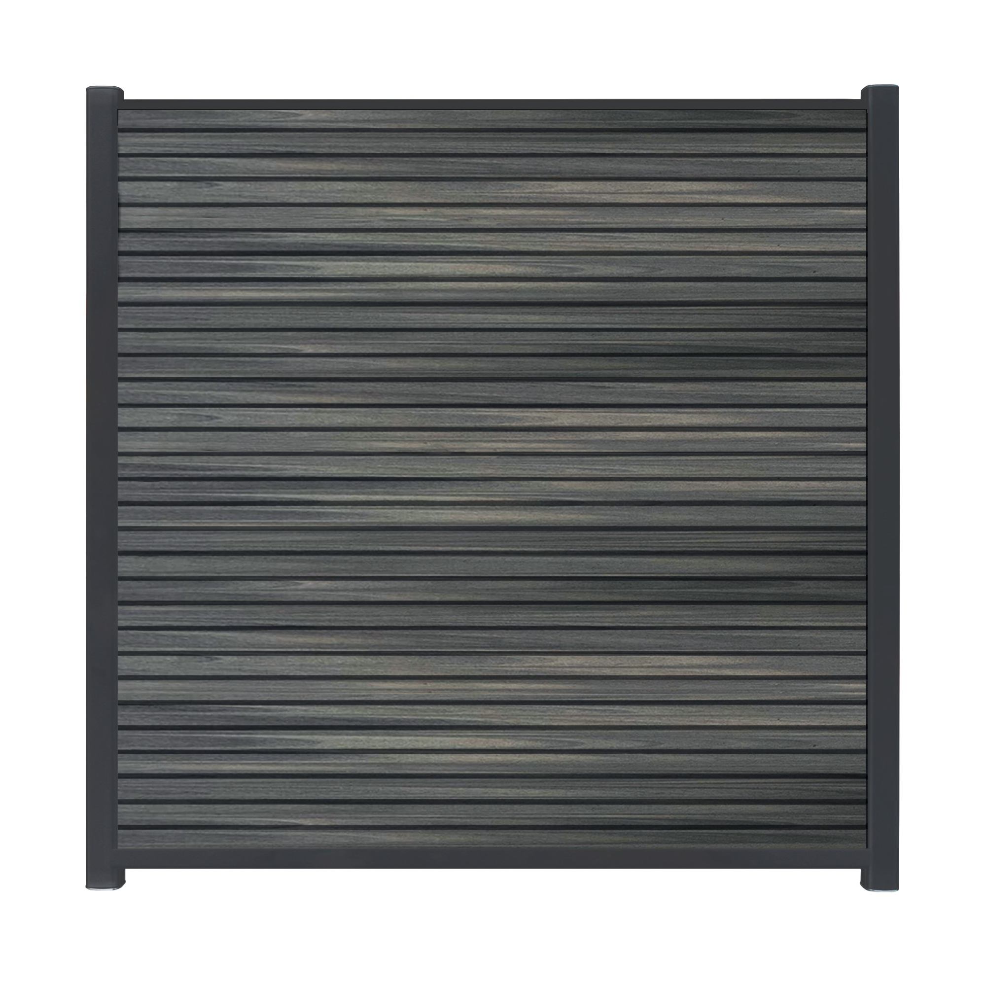 CompoGarden composiet scherm Rhombus horizontaal – Antraciet